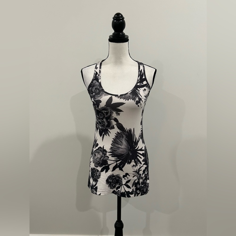 Lululemon Floral Racerback Tank Top